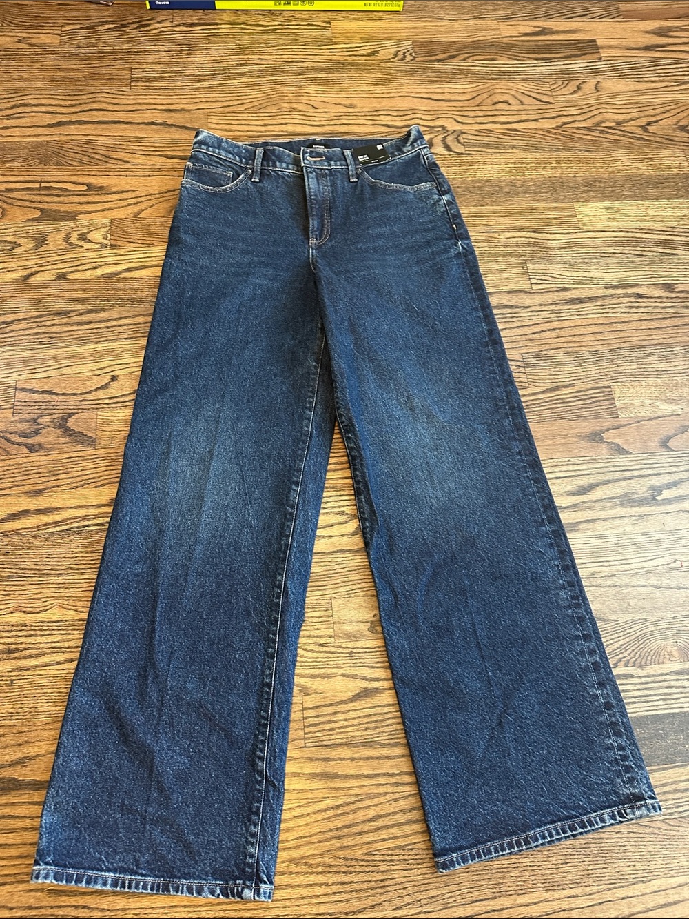 Express Wide Leg Women's Jeans in Medium Wash 8